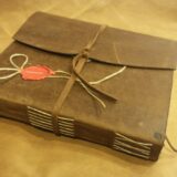 Mühürlü Bağcıklı Hakiki Deri Defter - Görsel 2