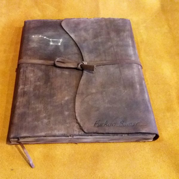 Hakiki El Yapımı Kraft Kağıt Bağcıklı Defter (2020 Mayıs)