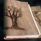15X23cm Gerçek Deri Defter Kitap Kabı - Görsel 5