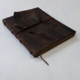 Koyu Kahverengi Bağcıklı Defter - Görsel 2