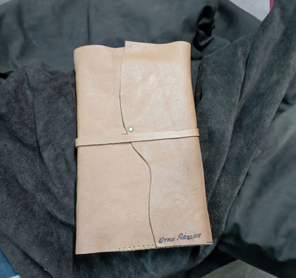 Açık Kahverengi Deri Defter Kılıfı - 2023
